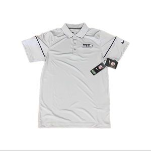 Seattle Seahawks Nike Dri Fit Polo Shirt Small‎